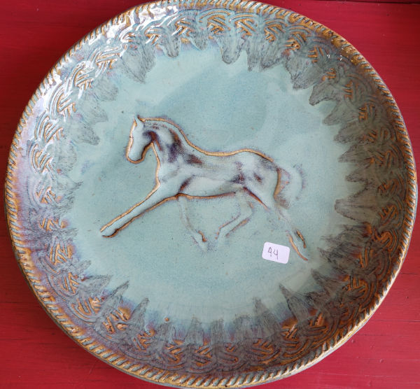 Horse Plate Sweet Art Emporium